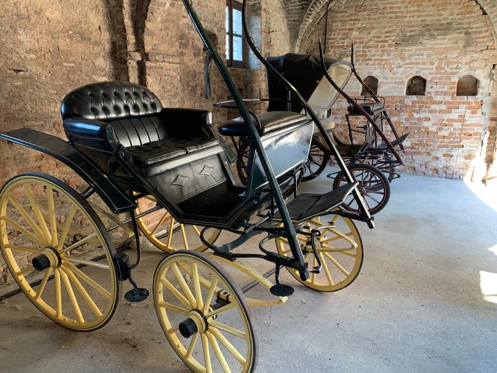 Castello Di Neive Restored horse drawn carriage