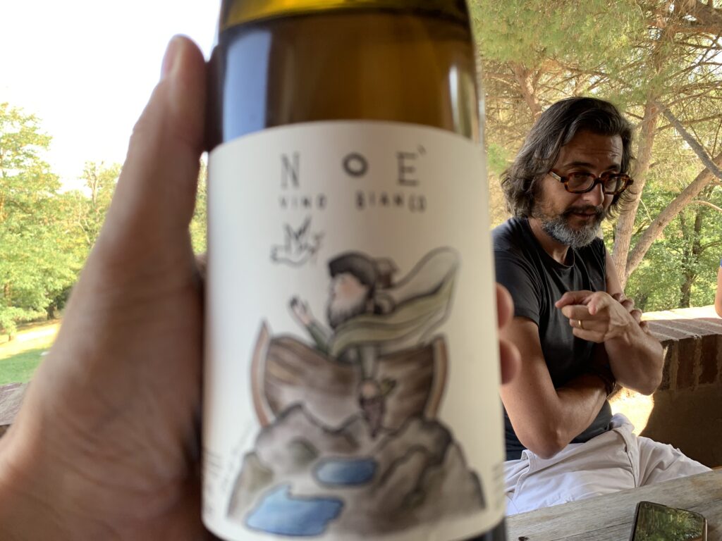 Roger Bissell visits Stefano Amerighi in Cortona and tastes Noe