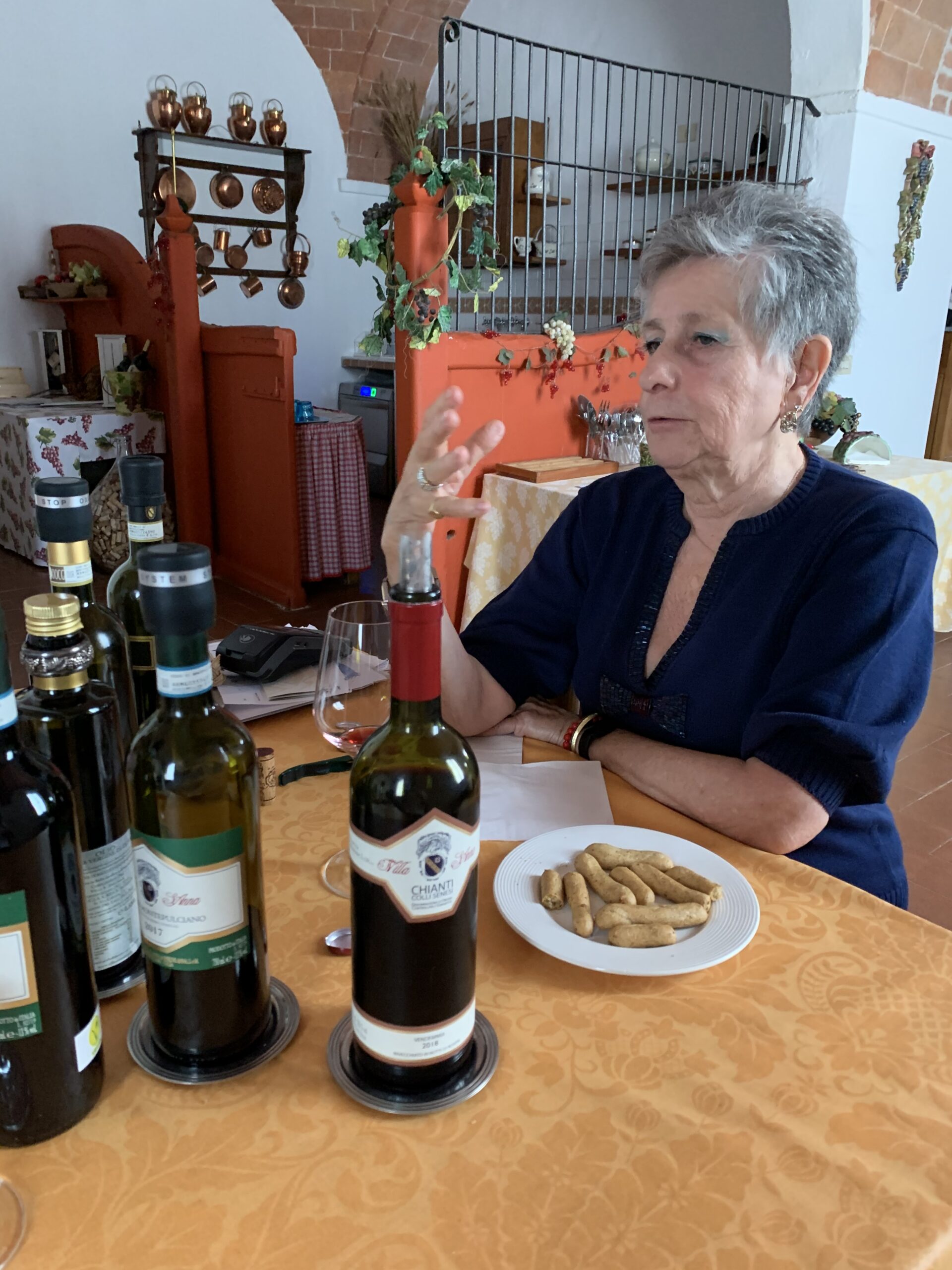 Roger Bissell visits Villa Sant' Anna Winery