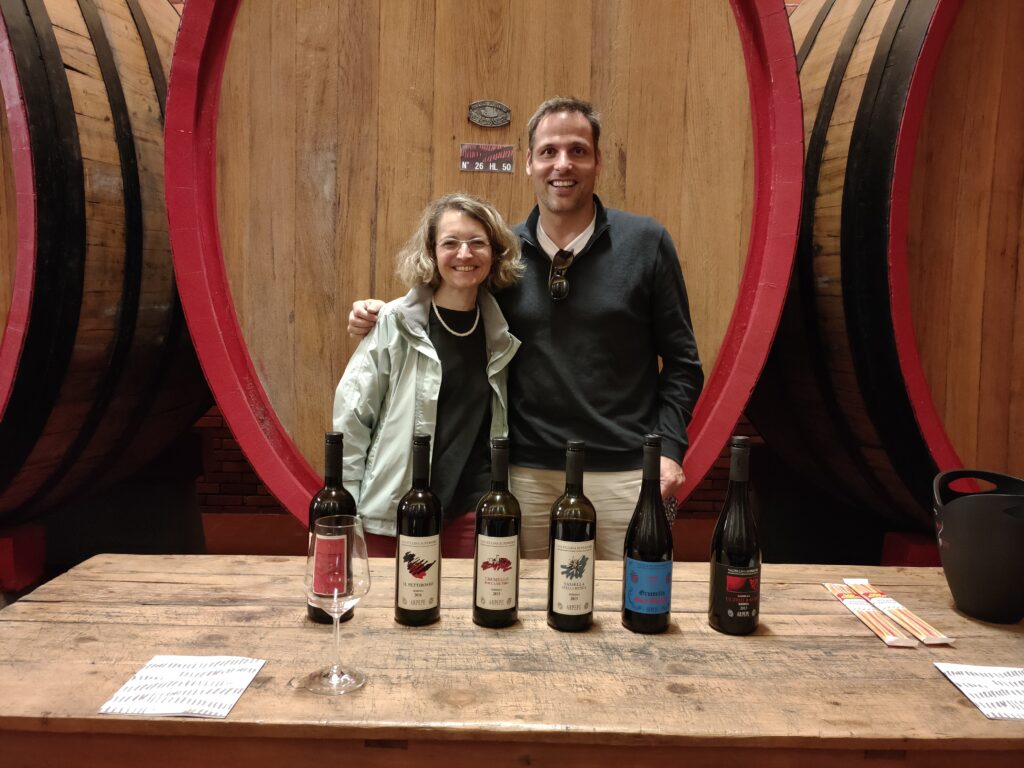 Roger Bissell & Isabella at Arpepe